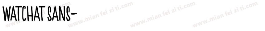 WATCHAT SANS字体转换